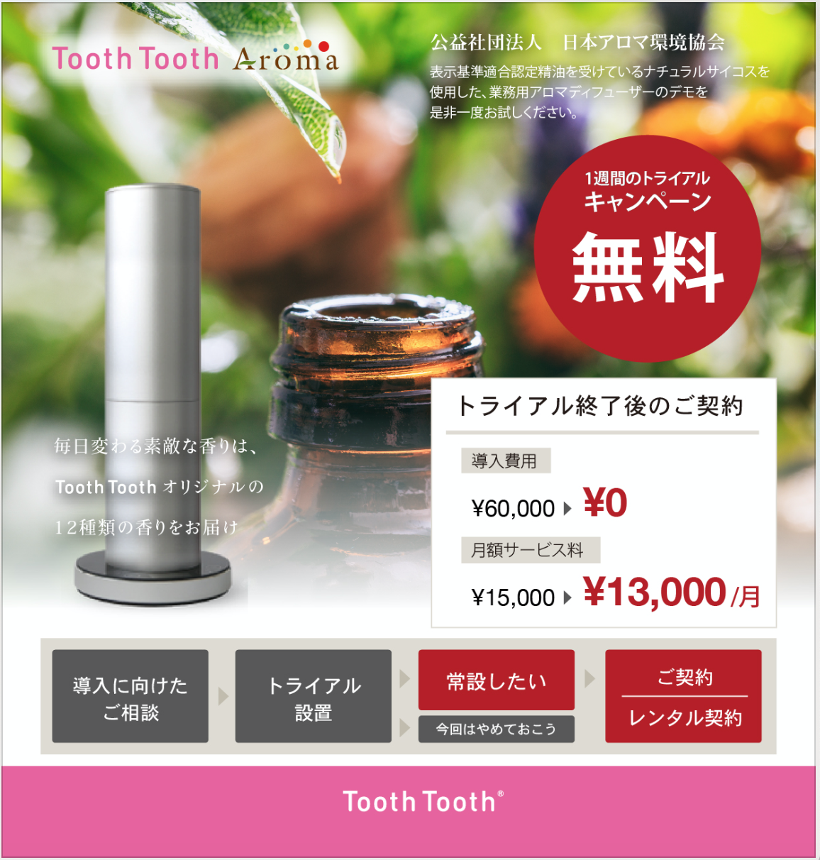 【ToothTooth Aroma メリット①】